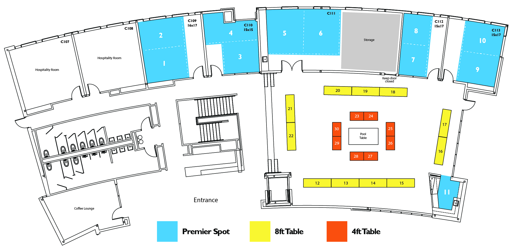 Vendor Booth Map